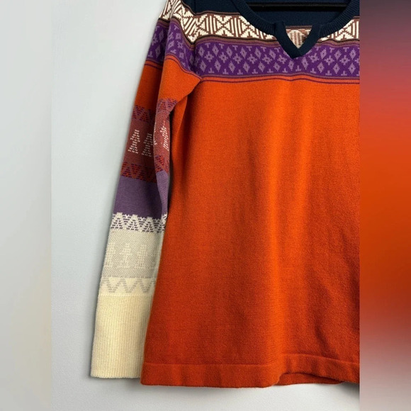 Woolrich Pull over knit sweater size Large - Picture 5 of 9